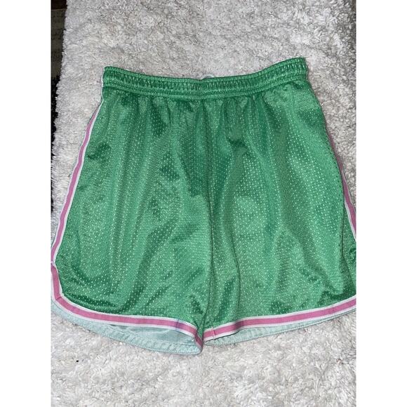 Soffe Juniors Sz. S Green ( Pink) Mesh Shorts. Great Shape - Picture 1 of 8